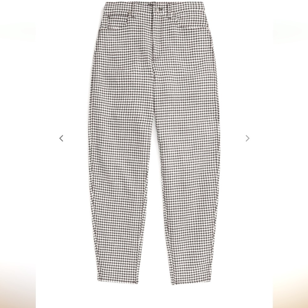 Houndstooth tweed Polo RL balloon pants